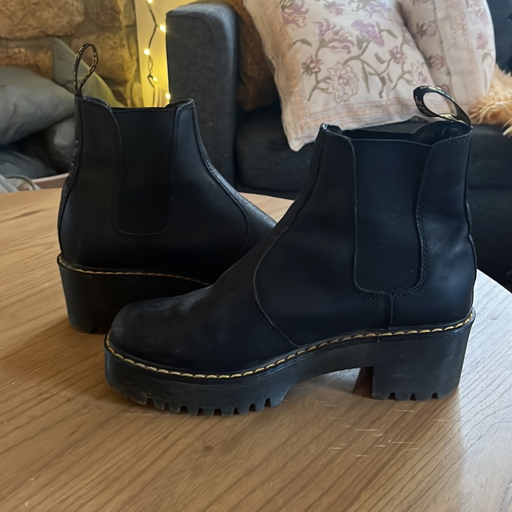 Dr. Marten Chelsea Platform Boot. Used but in very good clean condition.